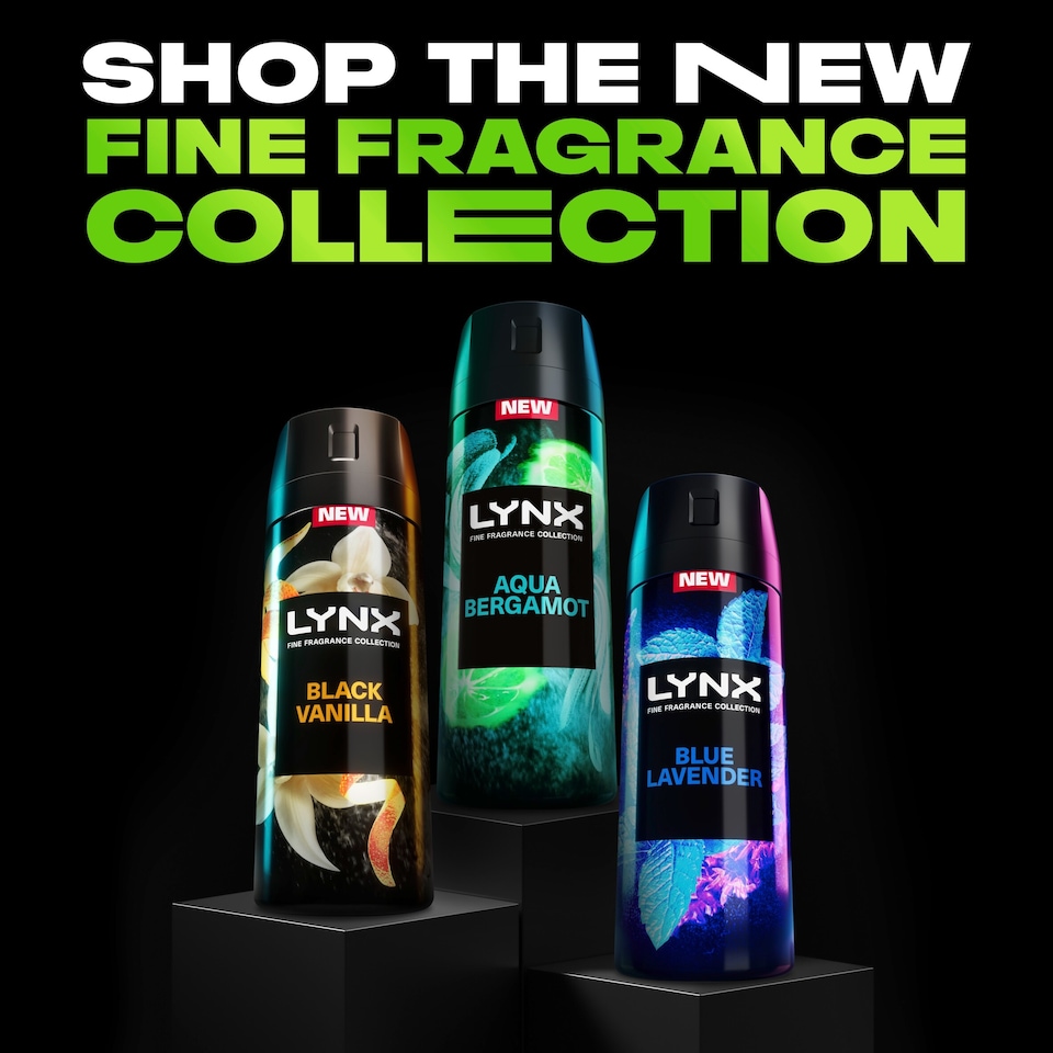 image 1 of Lynx Aqua Bergamot 72h Fine Fragrance Deodorant Bodyspray for Men 150ml