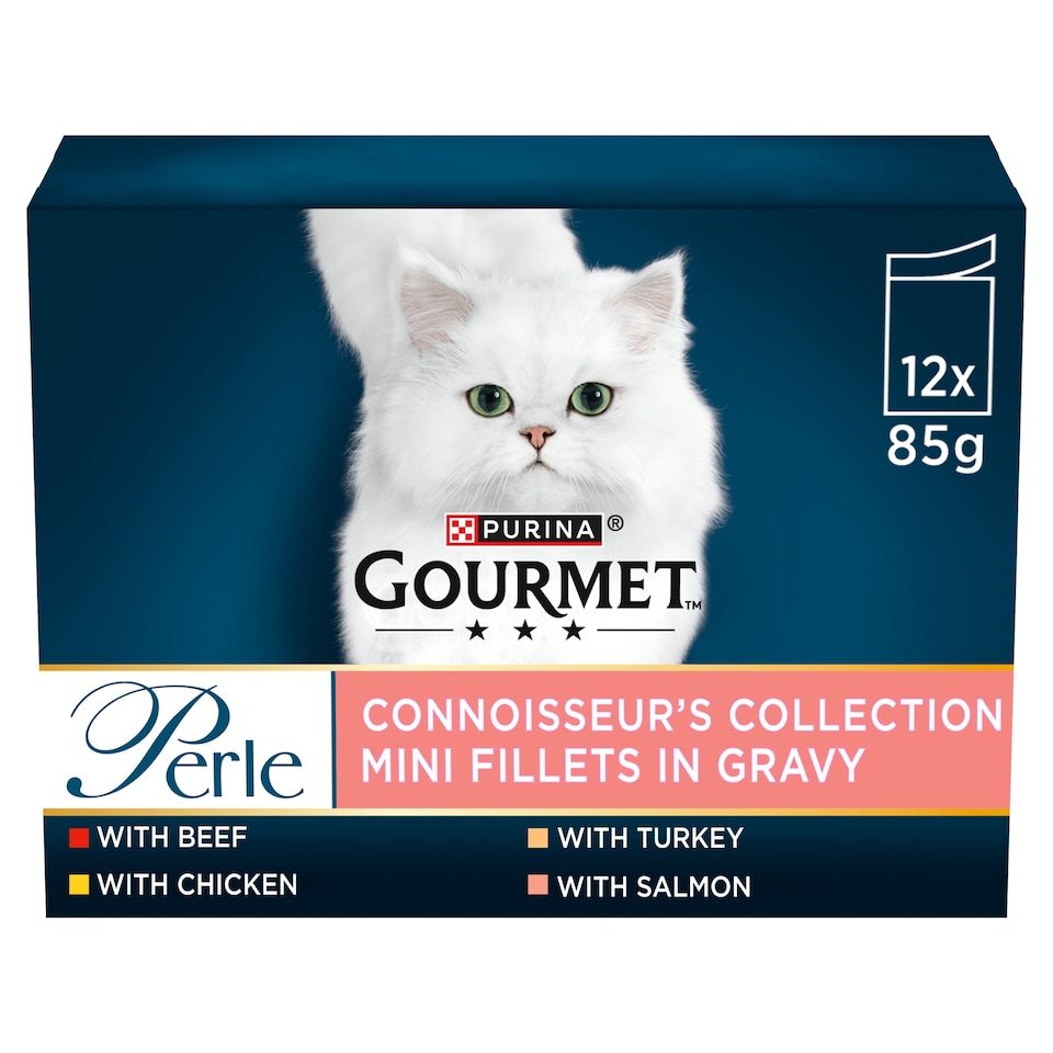 Gourmet Perle Cat Food Connoisseur's Collection 12X85g