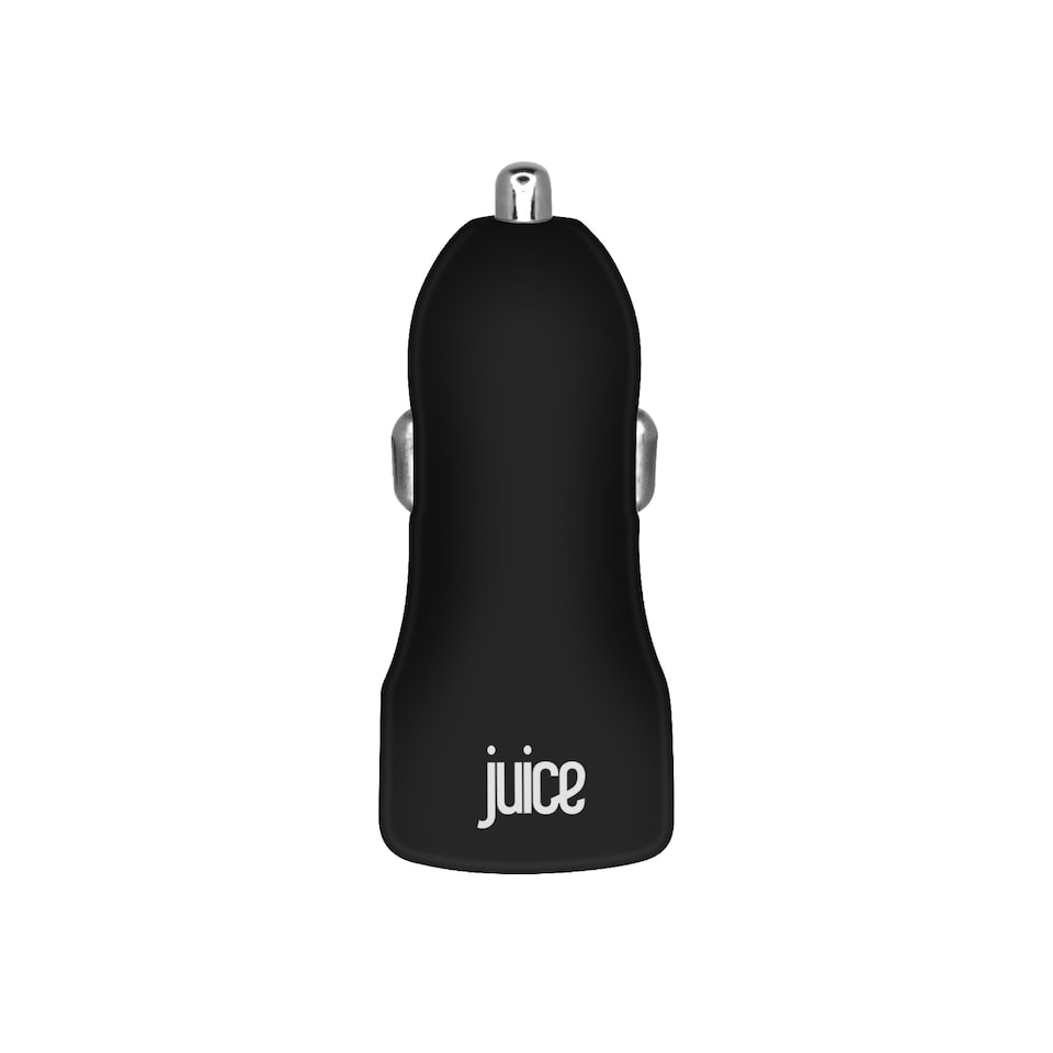 image 1 of Juice 37watt 3 Port USB Type C Fast Car Charge Black