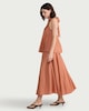 image 3 of The F&F Edit Halterneck Co-ord Top in Peach