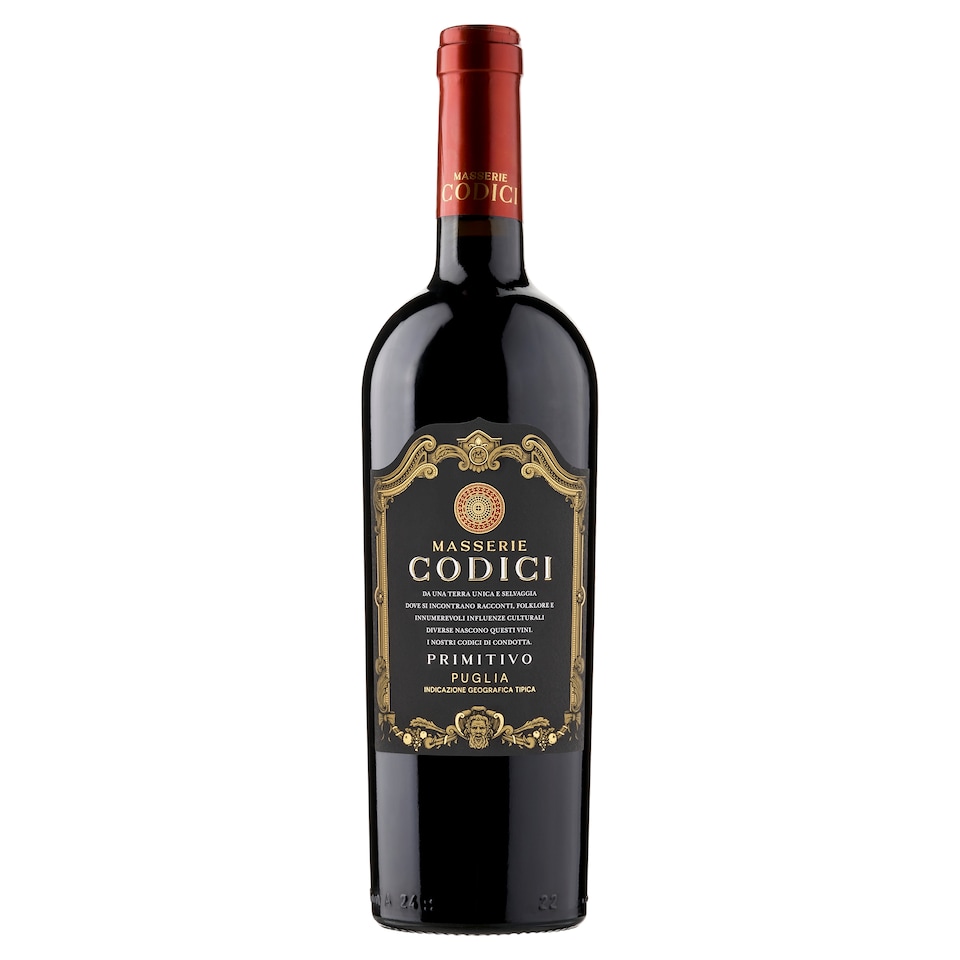 Codici Masserie Primitivo Puglia IGP červené víno 0,75l