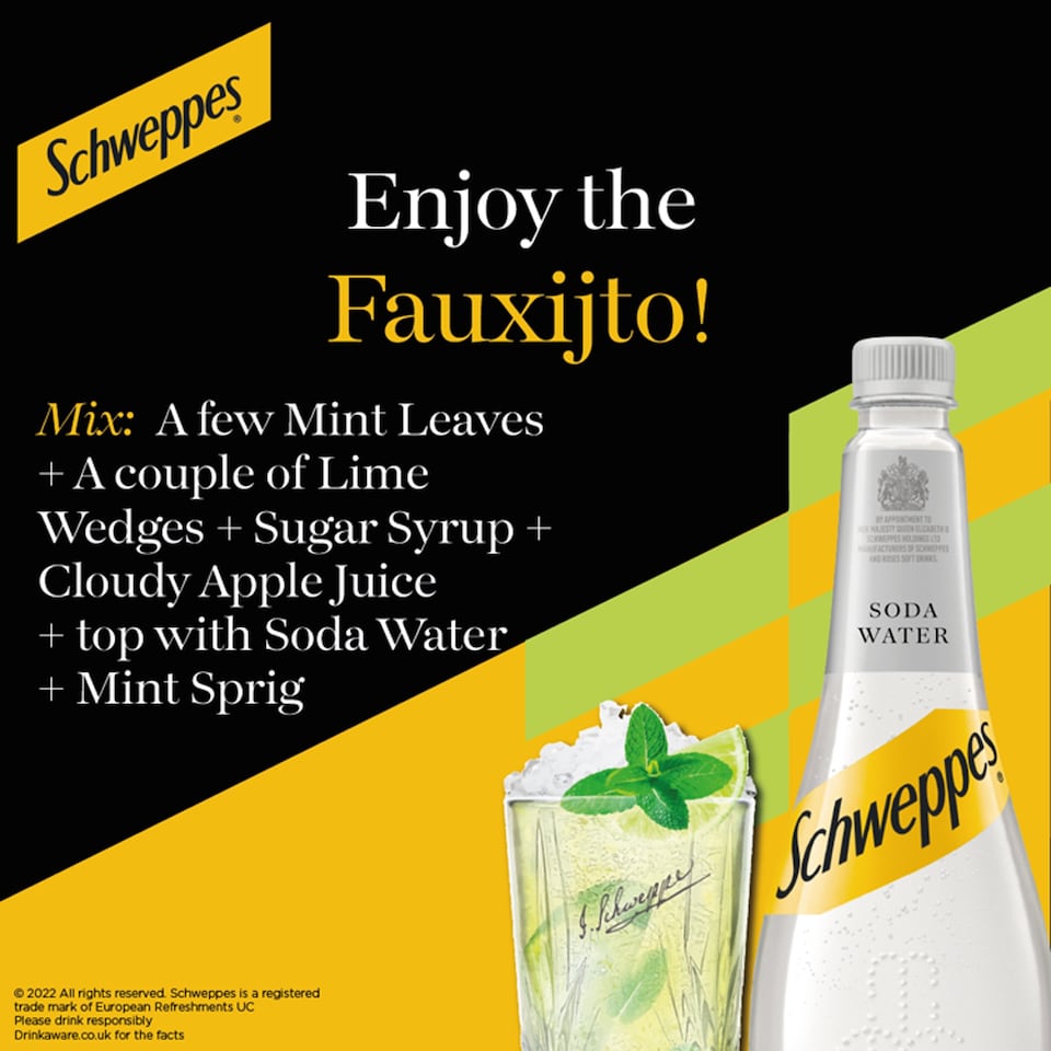image 1 of Schweppes Soda Water 1 Litre