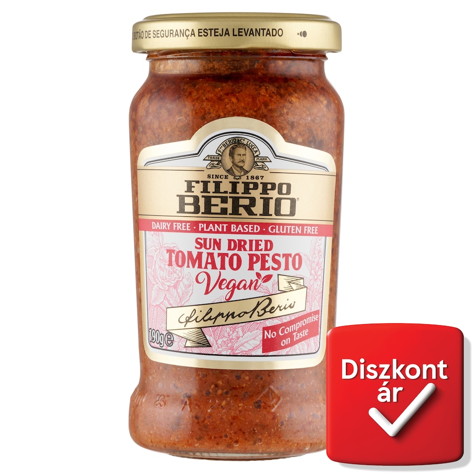 Filippo Berio vegán vörös pesto 190 g