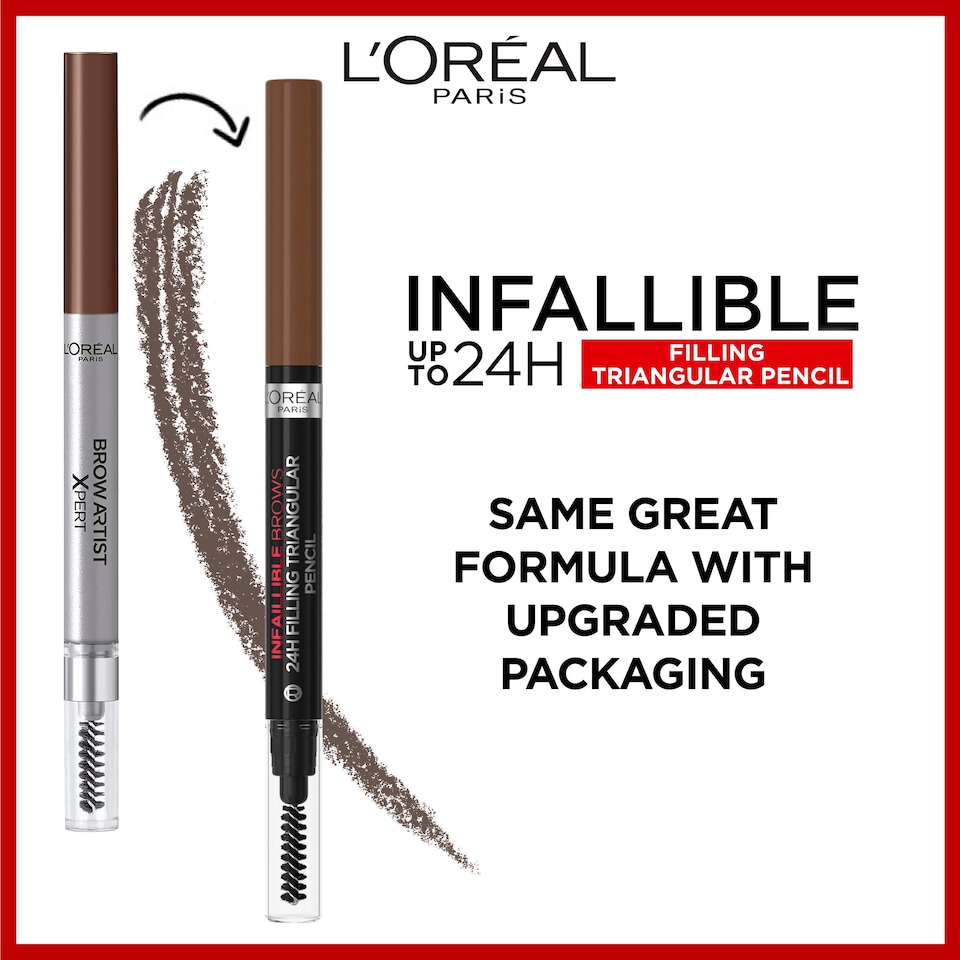 image 1 of L'Oreal Infallible 24 HourBrow Pencil 5.0 Light Brunette