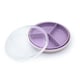 image 2 of Melii 3 Compartment Spin Snack Container Assorted Colours