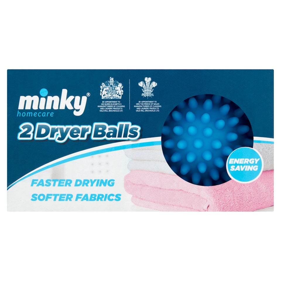 Minky Dryer Balls 2 Pack