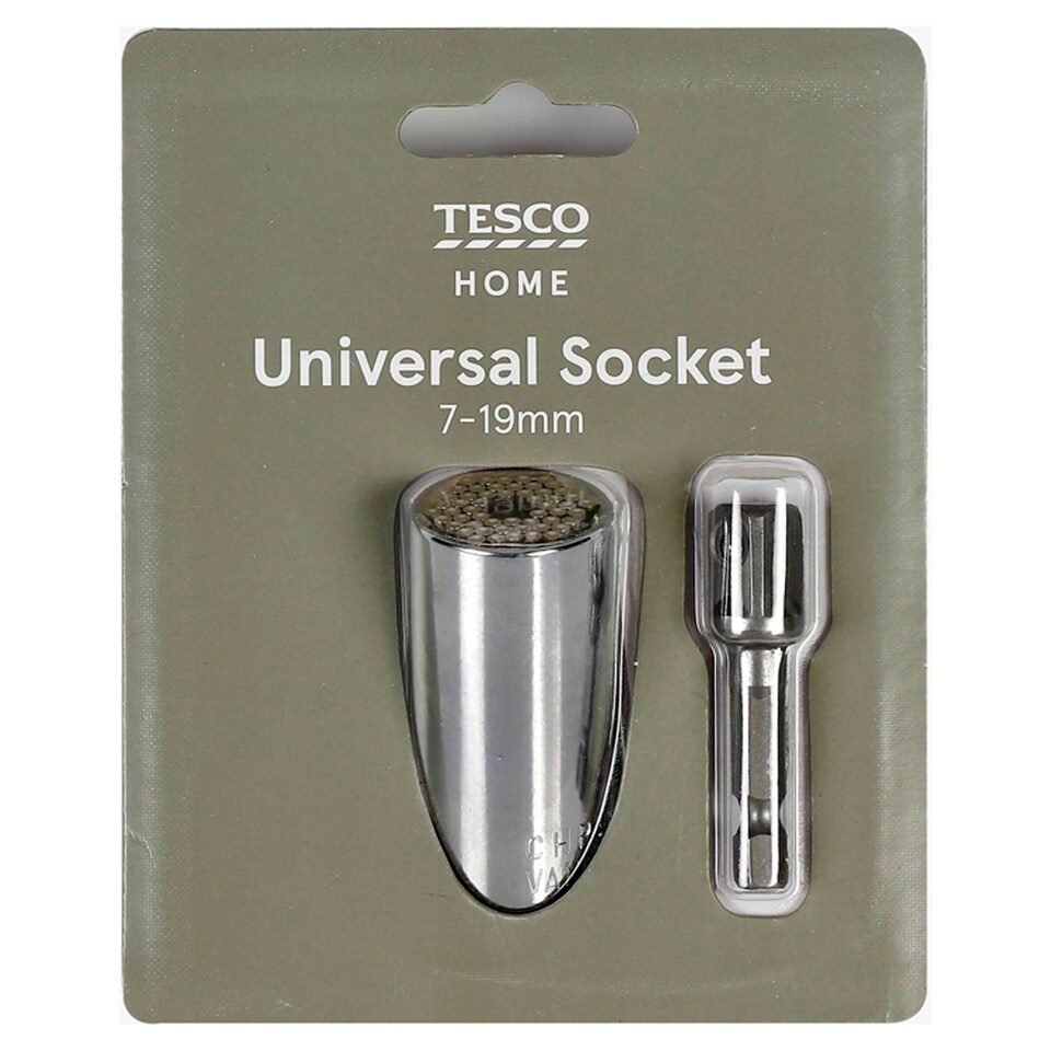 Tesco Universal Socket 7-19Mm