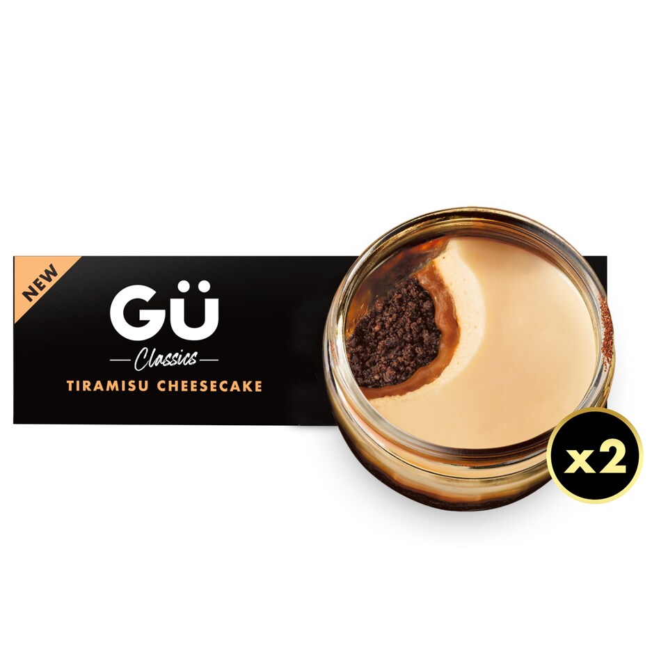 image 1 of Gu Tiramisu Cheesecake Dessert 2x80g
