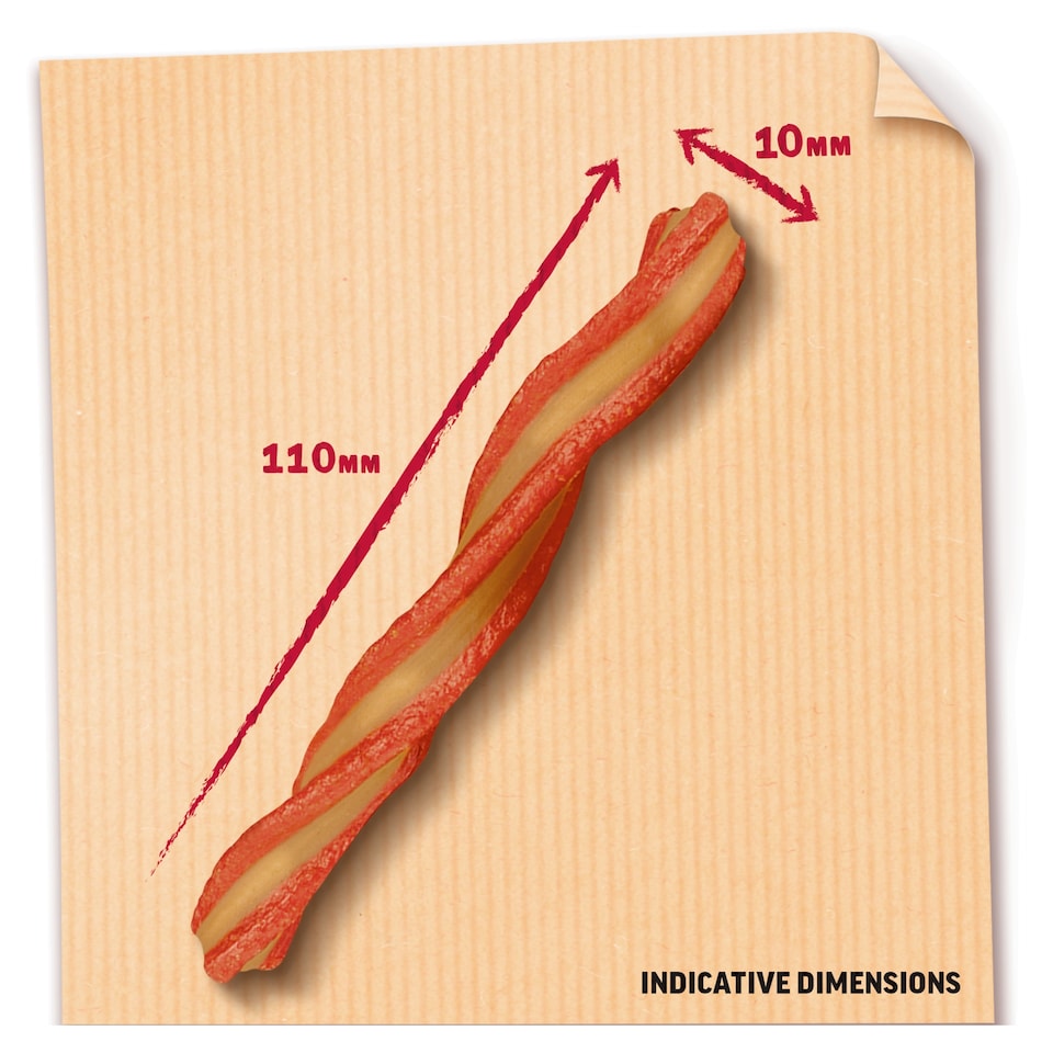 image 1 of Bakers Whirlers Dog Treats Bacon And Cheese 130G