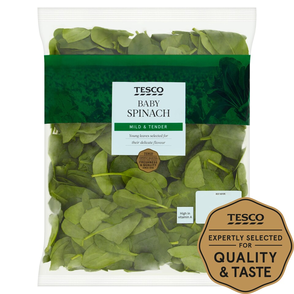 image 1 of Tesco Spinach 250G
