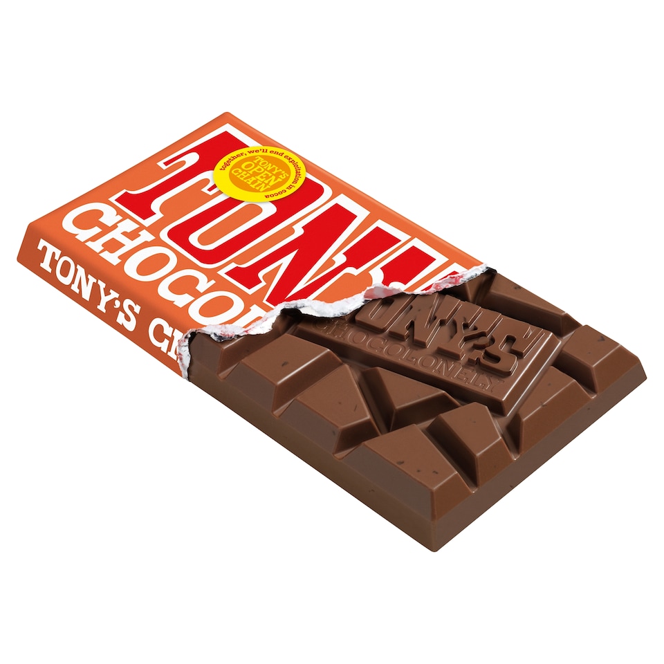 image 1 of Tony's Chocolonely Milk Chocolate Caramel Sea Salt 180G
