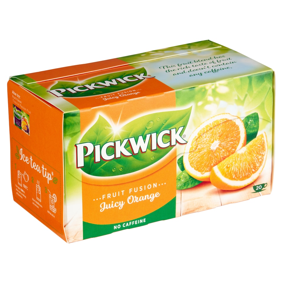 Pickwick Fruit Fusion Ovocný čaj aromatizovaný s pomerančovým oplodím 20 x 2g (40g)