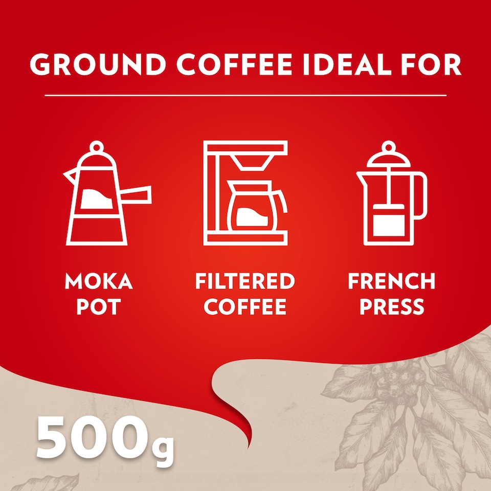 image 1 of Lavazza Qualita Rossa Ground Coffee 2 X 250G