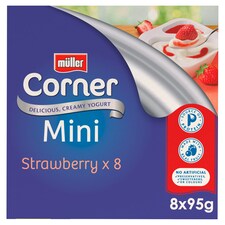 Muller Corner Mini Fruit Yoghurt 8X95g