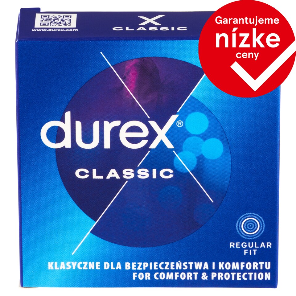 obrázok 1 z Durex Classic prezervatívy 3 ks