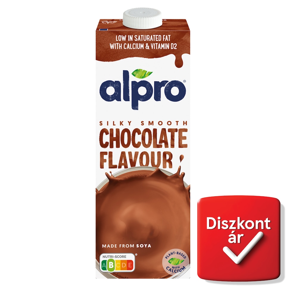 Alpro csokoládéízű szójaital hozzáadott kalciummal és vitaminokkal 1 l 