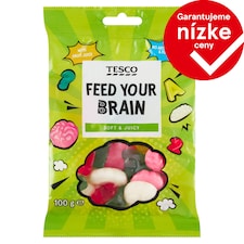 Tesco Želé cukríky s ovocnými príchuťami 100 g