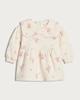 image 1 of F&F Baby Cotton Rich Fairy Mouse Print Sweat Dress in Cream