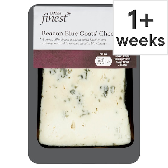 Tesco Finest Beacon Blue Goats Cheese 150G Tesco Groceries