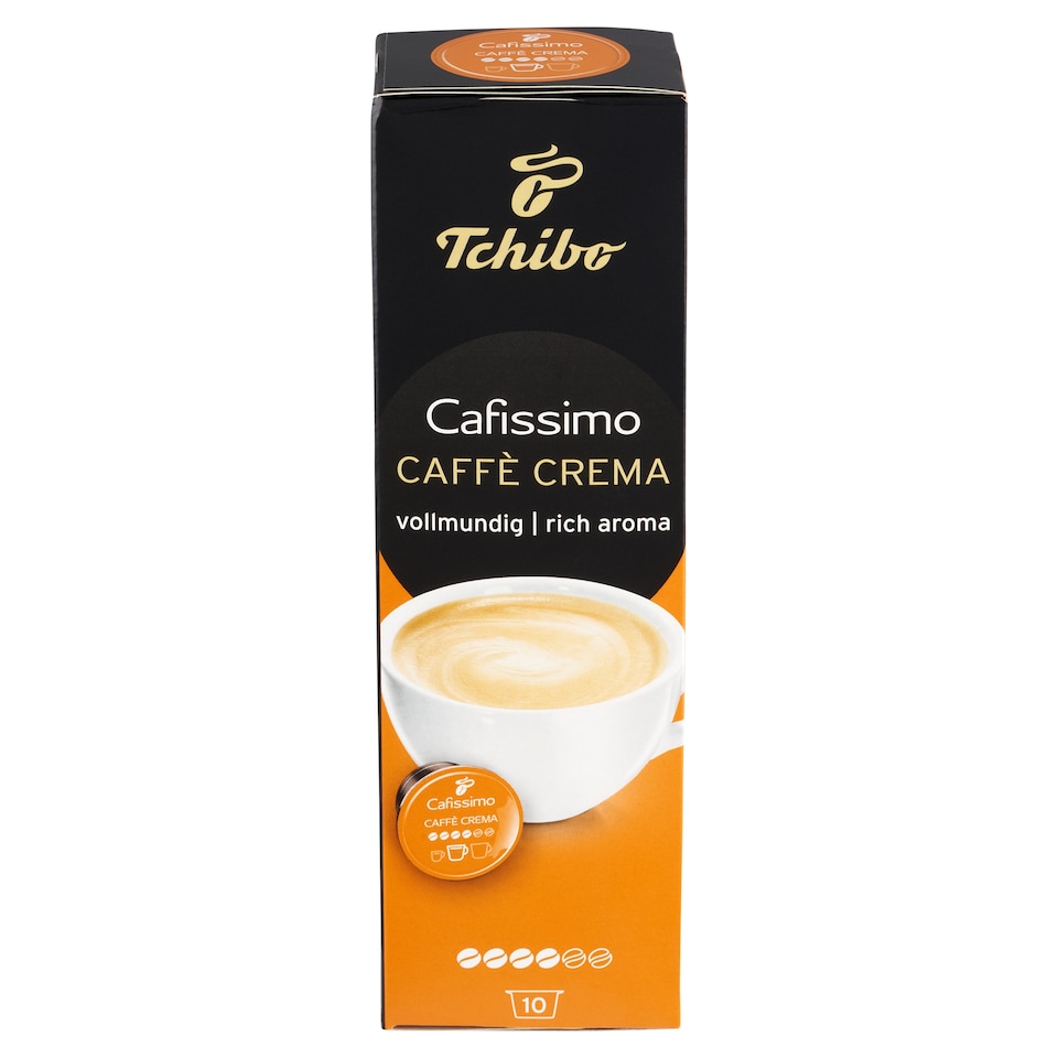image 1 of Tchibo Cafissimo Caffè Crema Roasted Ground Coffee Capsules 10 x 7.4 g (74 g)