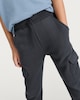 image 3 of F&F Boys Cotton Rich Cuffed Drawstring Cargo Joggers in Graphite