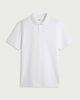 image 4 of F&F Pure Cotton Short Sleeved Polo Shirt in White
