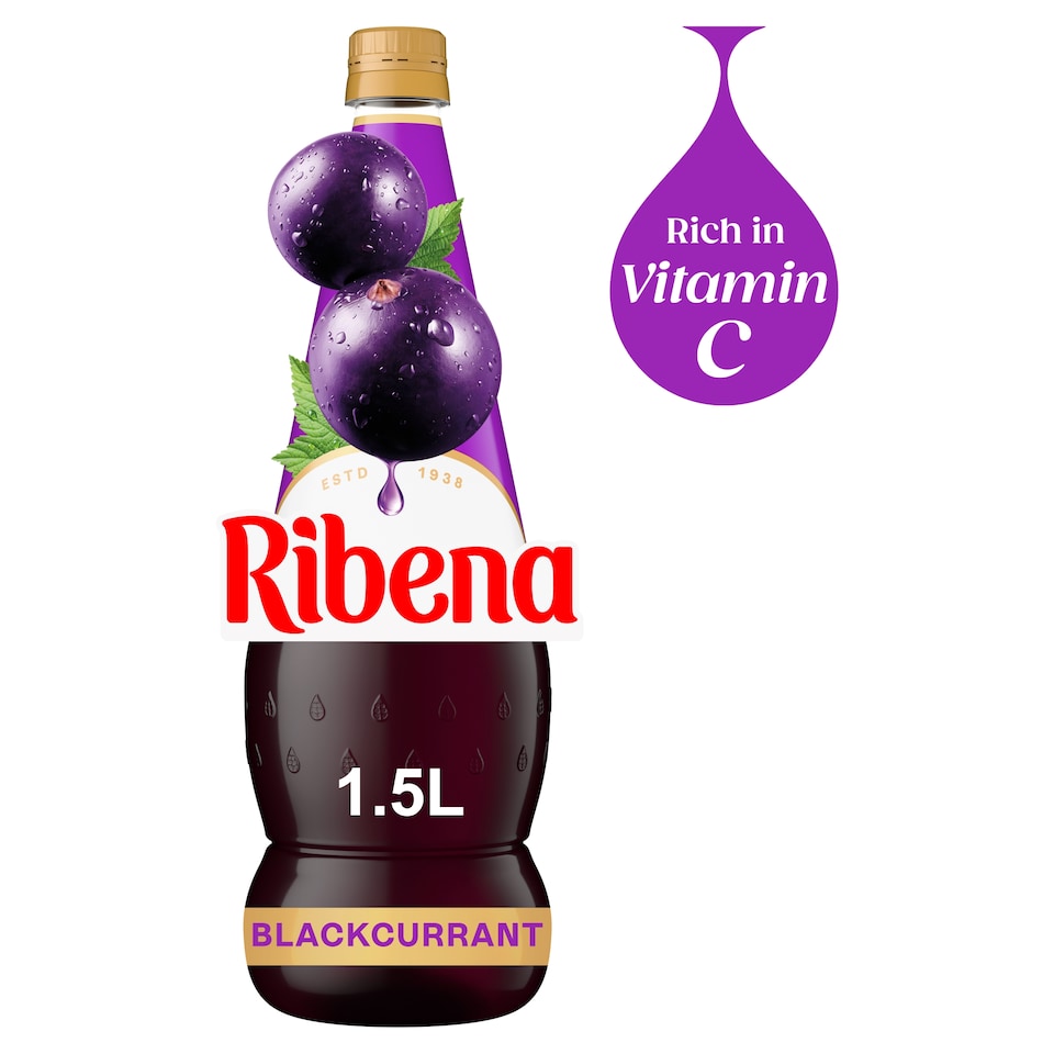 image 1 of Ribena Blackcurrant Squash 1.5L
