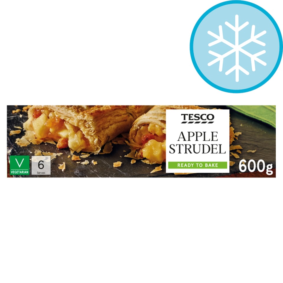 Tesco Apple Strudel 600G