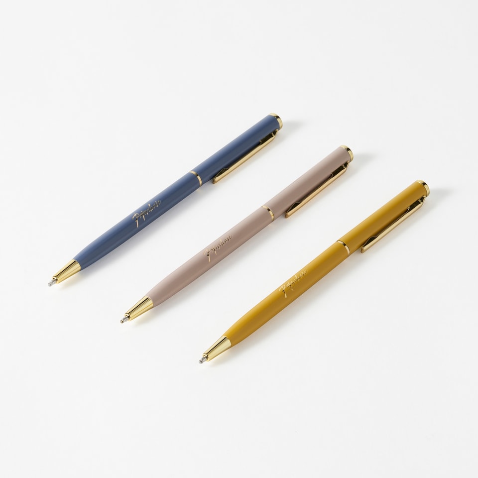 image 1 of Paperchase 3pk Metal Twist Pens
