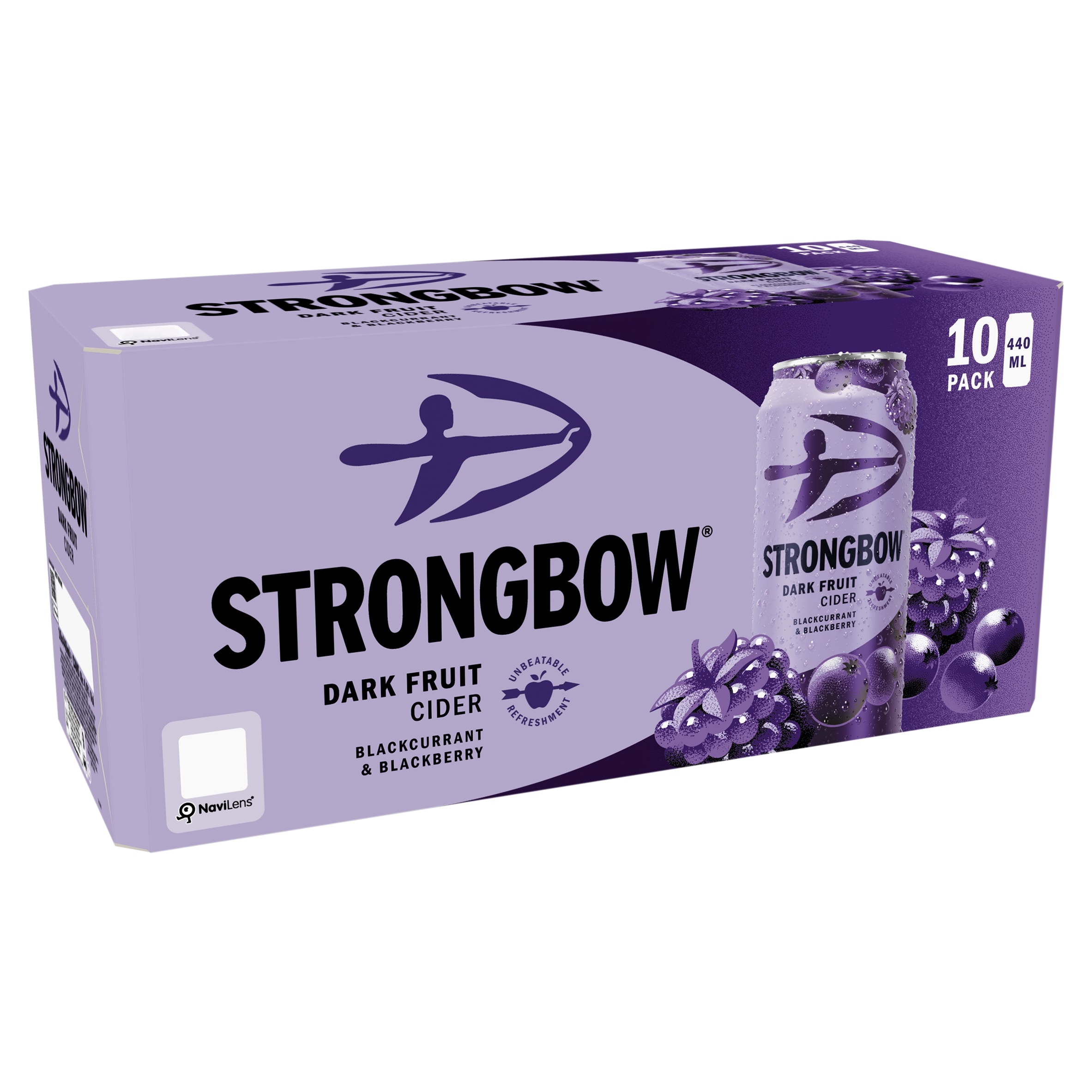 Strongbow Dark Fruit Cider Can 10x440ml