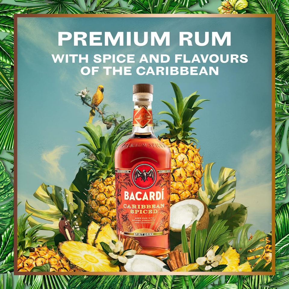 image 1 of Bacardi Caribbean Spiced Rum 700Ml