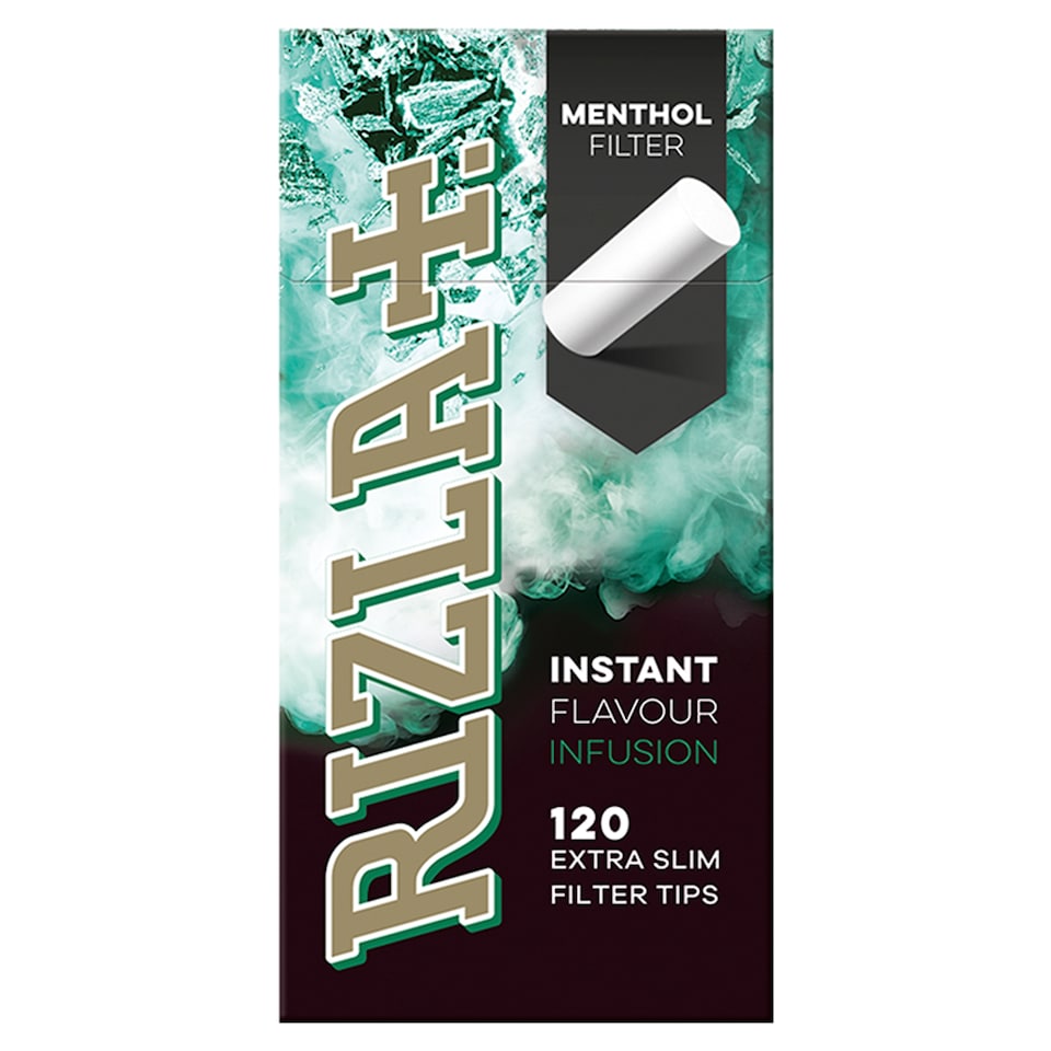 Rizla Menthol Extra Slim Filter Tips 120S
