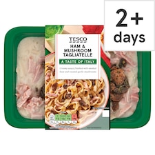 Tesco Ham & Mushroom Tagliatelle 400G