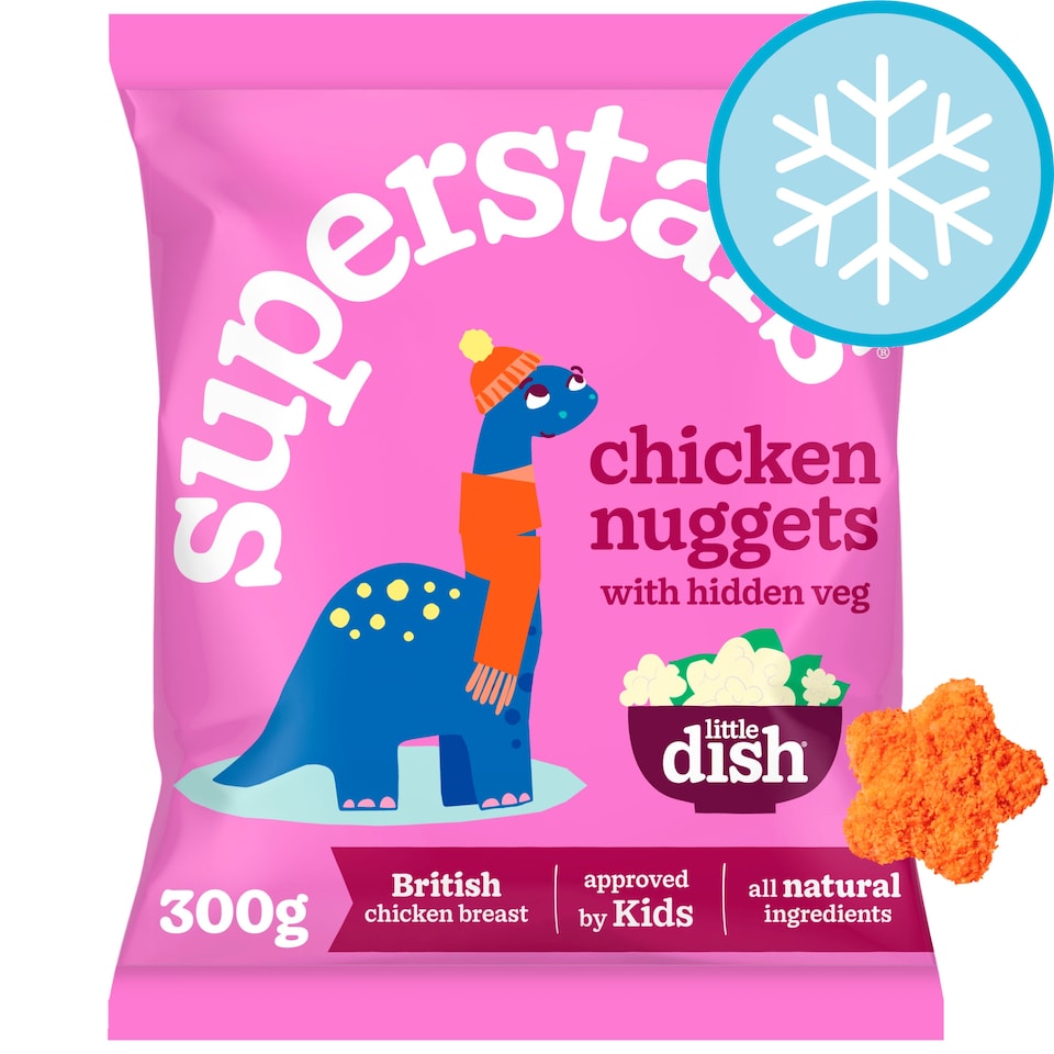 image 1 of Little Dish Superstars Chicken Nuggets with Hidden Veg 300g