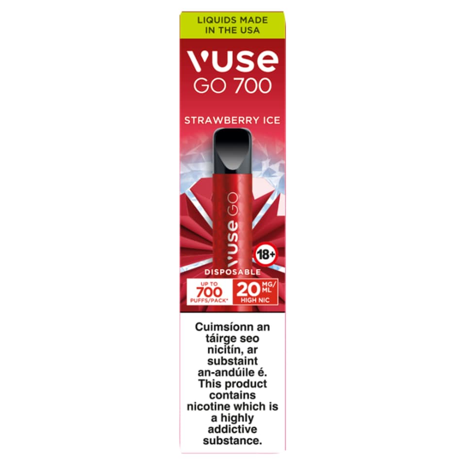 Vuse Go 700 Strawberry Ice 20Mg/Ml