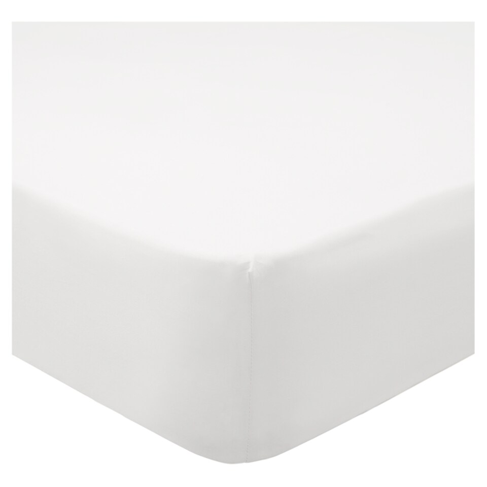Fox And Ivy 400 Tc Deep Fitted Sheet White King Size