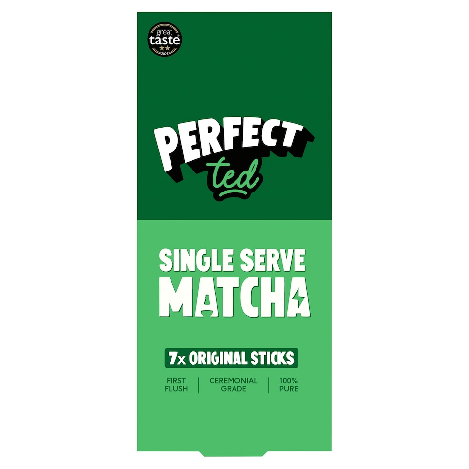 Perfect Ted Single Serve matcha Original Sticks 7x1.5g