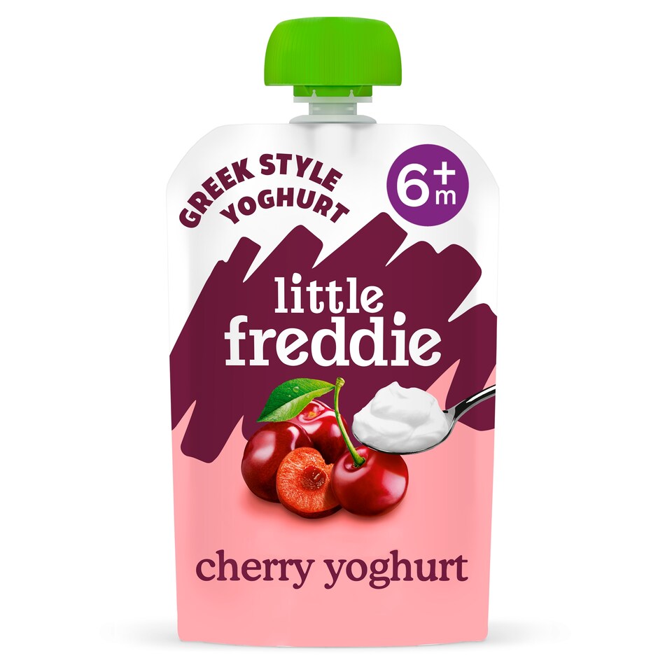 Little Freddie Organic Greek Style Cherry Yoghurt 100g