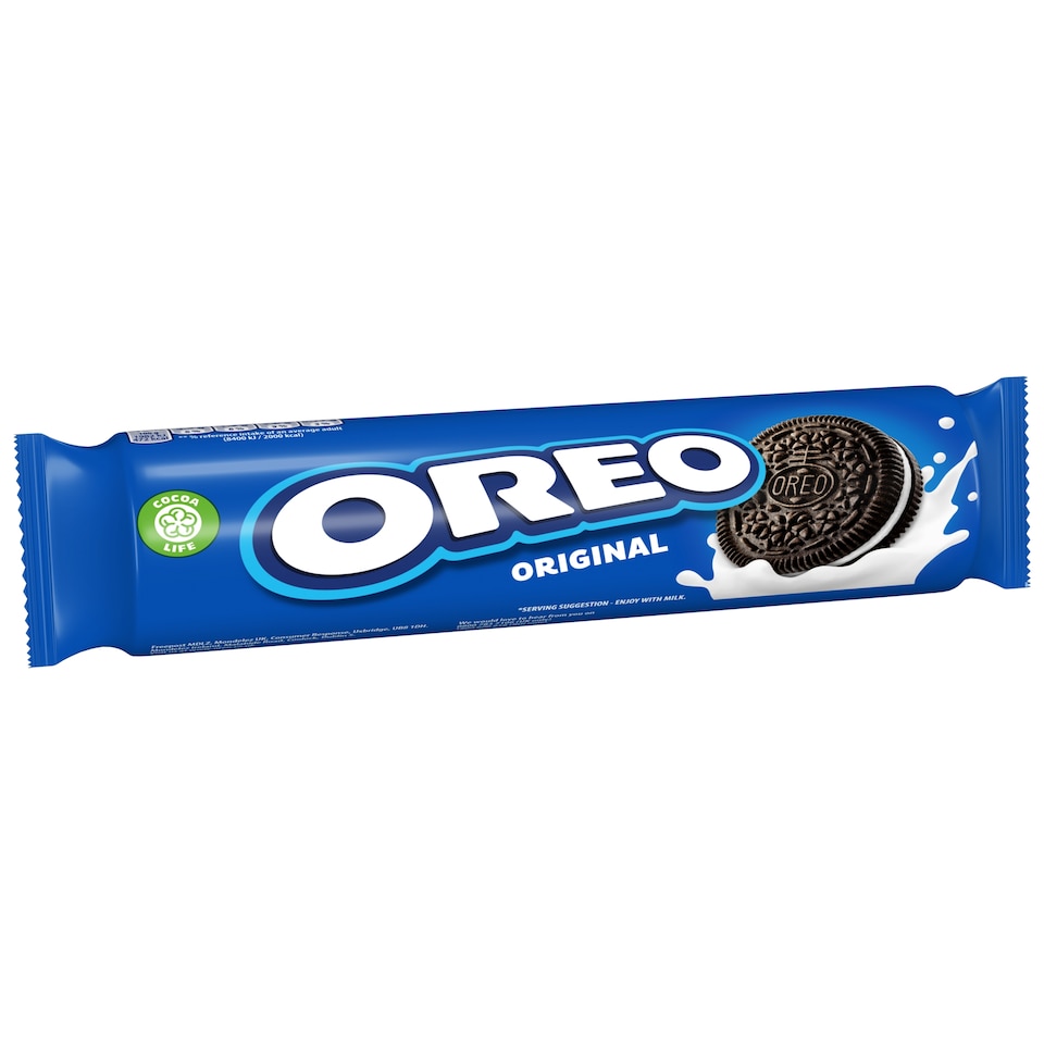 image 1 of Oreo Vanilla Cookie Chocolate Sandwich Biscuits 154G