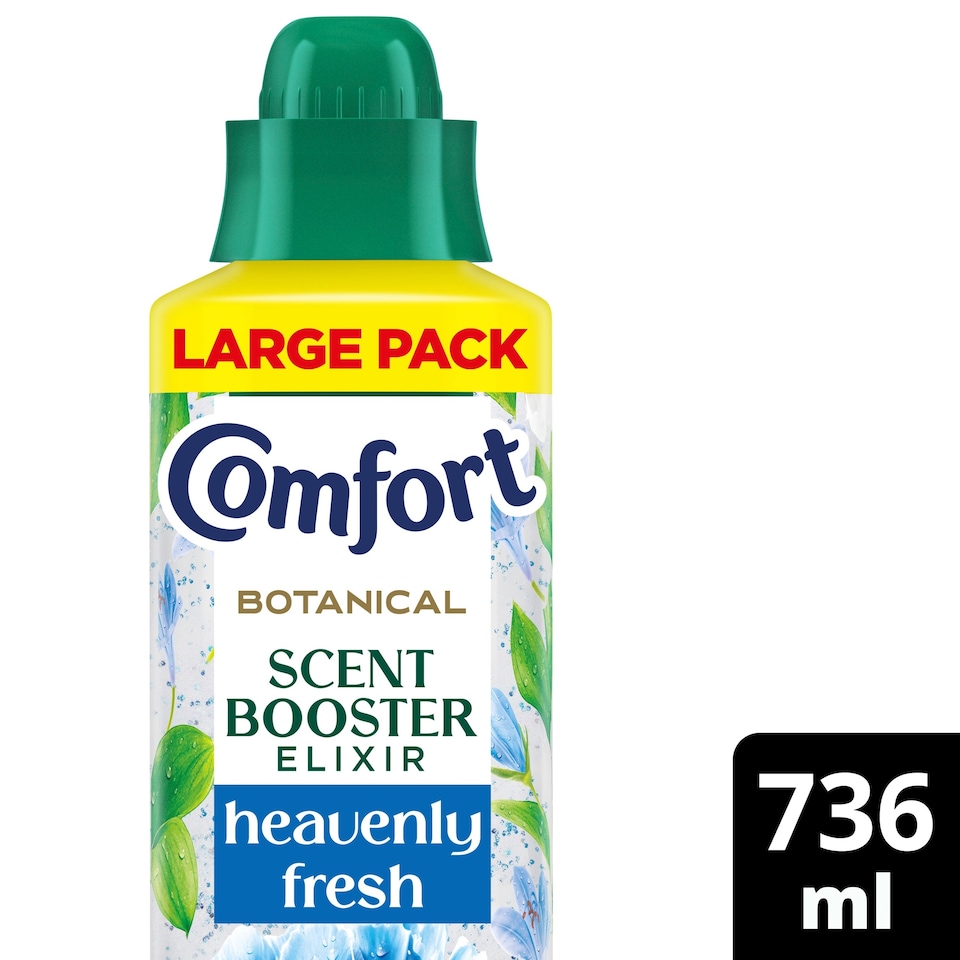 image 1 of Comfort Botanicals Scent Booster Elixir Heavenly Fresh 736ml