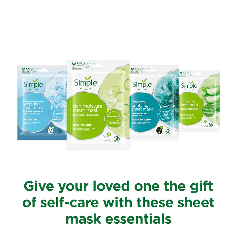image 1 of Simple Sheet Mask Collection Gift Set