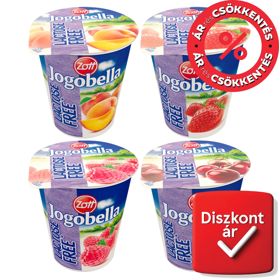 Zott Jogobella laktózmentes élőflórás joghurt 150 g