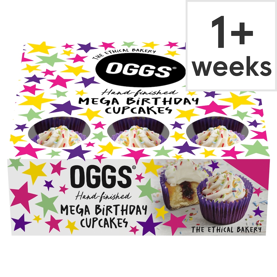 OGGS Mega Birthday Cupcakes 9pk