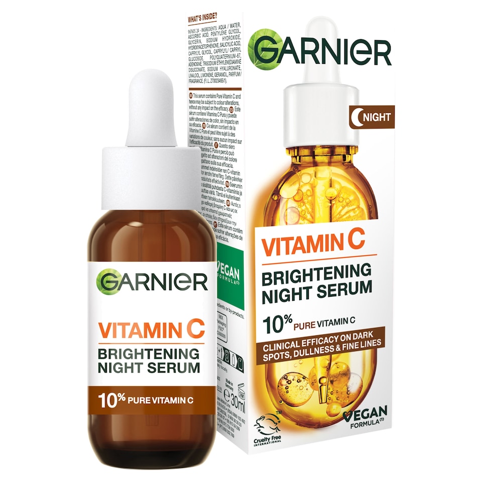 image 1 of Garnier Skin Active Vitamin C Night Serum 30ml