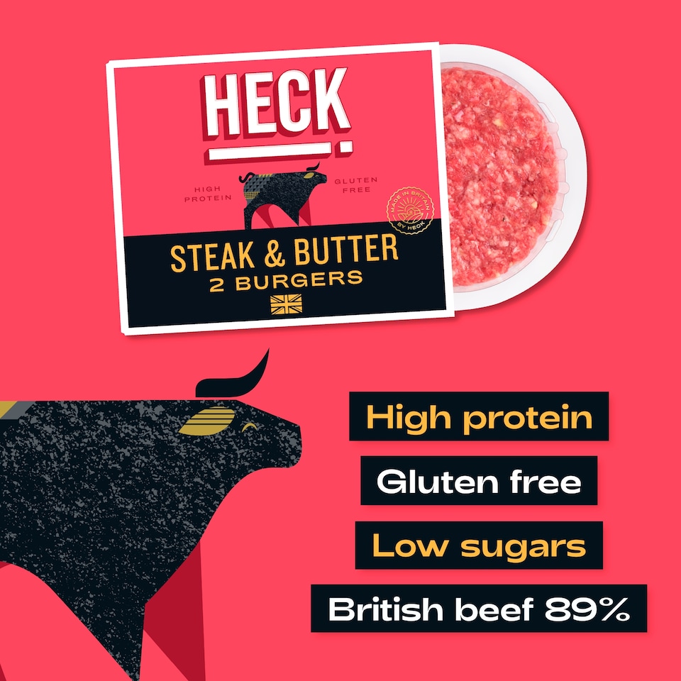 image 1 of Heck Steak & Butter Burger 320G