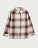 image 4 of F&F Boys Pure Cotton Check Print Long Sleeved Shirt in Brick