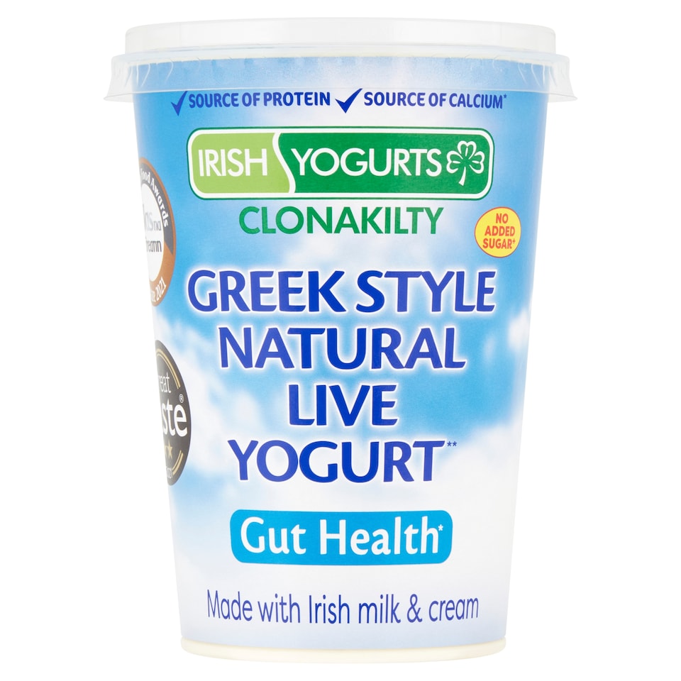 Irish Yoghurt Greek Style Natural Yogurts 500G