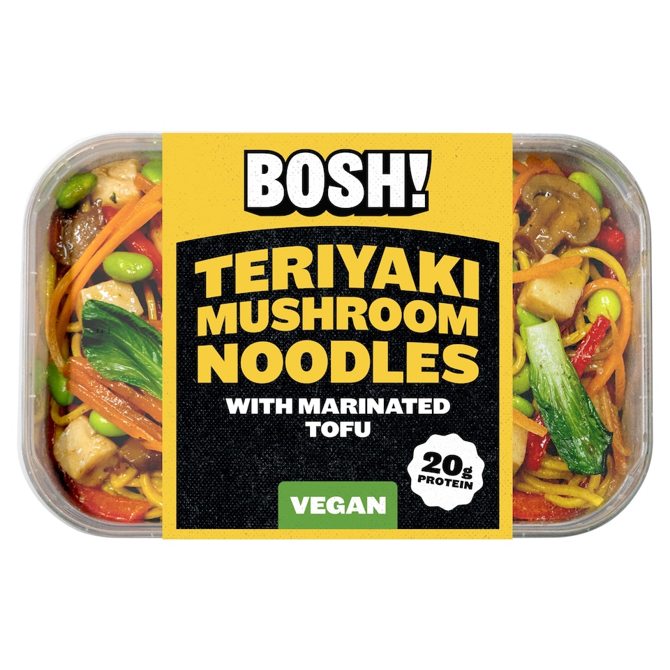 image 1 of BOSH! Teriyaki Mushroom Noodles 380g