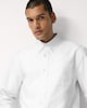 image 2 of F&F Pure Cotton Long Sleeved Oxford Shirt in White