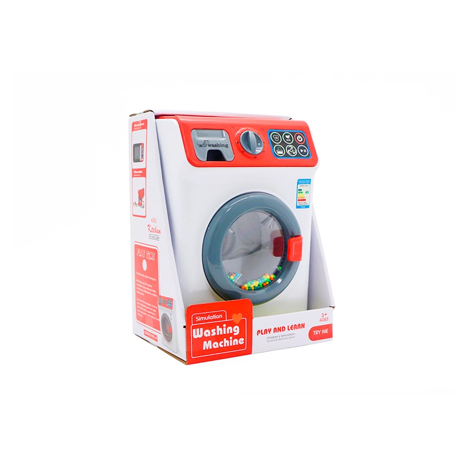 image 1 of Kids Kitchen Play and Learn Washing Machine